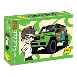 "ECO" ПАЗЛЫ-ИГРА для детей 160 элементов А4ф 330х220мм   -Влад А4 160ПЗ4_32354