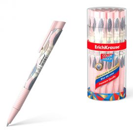 Ручка шариковая автоматическая ErichKrause ColorTouch Matic&Grip Flora 0.7, цвет чернил синий 50746