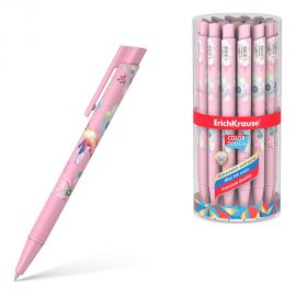 Ручка шариковая автоматическая ErichKrause ColorTouch Matic&Grip Colibri 0.7, цвет чернил синий 56054