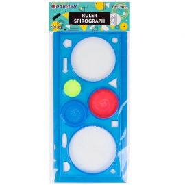 Линейка-спирограф 20см DV-12032