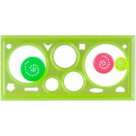 Линейка-спирограф СТАММ, европодвес СГ-31347