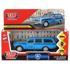 Машина металл ГАЗ -2402 "волга" милиция 12 см, отк дв, баг., ин, 313458 313458