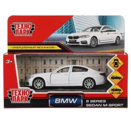 Машина металл BMW 5-ER SEDAN M-SPORT 12 см, двери, багаж, бел 319646 319646