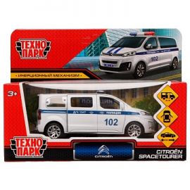 Машина металл CITROEN SPACE TOURER ПОЛИЦИЯ 12 см, двер, инер, бел 329201 329201