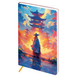 Ежедневник недатированный, А5, 136л., мягкий переплет, кожзам, BG "Anime. Sensei" DuA5_22220