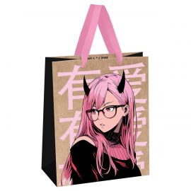 Пакет подарочный 18*23*10см MESHU "Anime girl", крафт MS_61629