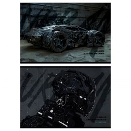 Альбом для рисования 40л., А4, на склейке BG "Grey and Black", 120г/м2 АР4скл40 62618