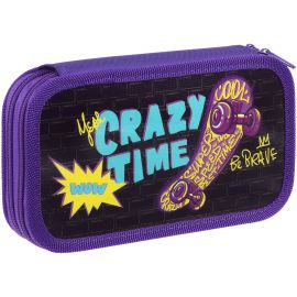 Пенал 2 отделения, 190*105 ArtSpace "Crazy time", ламинированный картон ПК2_59971