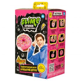 Слайм Slime Лаборатория Пранк Влад А4 "Десерт пончик", 130г SS500-40193