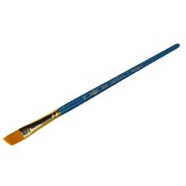 Кисть художественная синтетика Гамма "Галерея", плоская скошенная №10, короткая ручка 305010