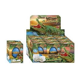 Яйцо с растущей фигуркой «Аллигатор» 12шт в дисплее 382832 382832
