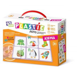 Игра настольная Лото Десятое королевство "Азбука", картонная коробка 3975