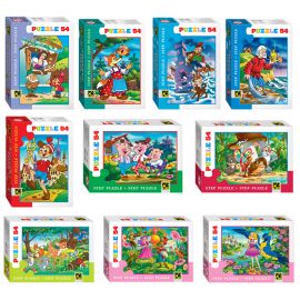 Пазл  54 эл. Step Puzzle "Любимые герои - 2", ассорти 71034