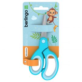Ножницы детские для левшей Berlingo 13см, европодвес DNn_14031