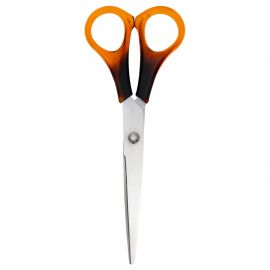 Ножницы OfficeSpace 16,2см, ручки под янтарь, ПВХ чехол с европодвесом S162_1816