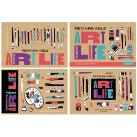 Альбом для рисования 40л., А4, на скрепке BG "ART life" АР4ск40 10936