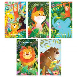 Блокнот А7 48л. на склейке BG "Cute animals" Б7ск48 12769