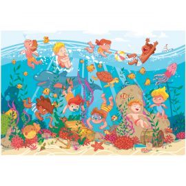 Пазл с заданием  104 эл. ТРИ СОВЫ "Морское развлечение" ПК104_54556