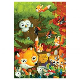 Пазл  24 эл. Maxi ТРИ СОВЫ "Лесная компания" ПК24М_54529