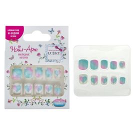 Lukky Нэйл-Арт набор №4 Aquarelle (10 наклад.ногтей) Т19425 Т19425