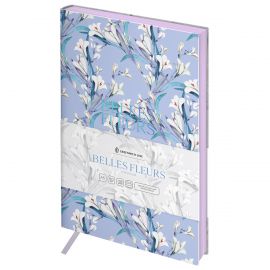 Ежедневник недатированный, А5, 136л., кожзам, Greenwich Line "Belles Fleurs. Crocus", тон. блок, цветной срез ENA5_53262