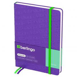 Ежедневник недатированный, А5, 160л., кожзам, Berlingo "Your way", фиолетовый UD4_94502