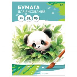 Папка для рисования А3, 10л., BG, 120г/м2 Пр10А3_58059