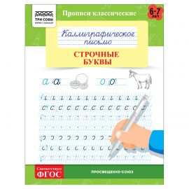 Прописи классические, А5 ТРИ СОВЫ "Каллиграфическое письмо. Строчные буквы", 16стр. ПрА5_16_58368