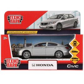 Машина металл "HONDA CIVIC" 12см, открыв. двери, инерц, серебристый 272308 272308