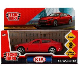 Машина металл KIA STINGER длина 12 см, двери, багаж., инерц, красный 336380 336380