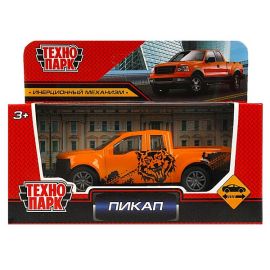 Машина металл ПИКАП, 10,5 см, инерция 356986 356986