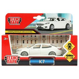 Машина металл KIA k7, 11,5 см, двери, инерция, 378403