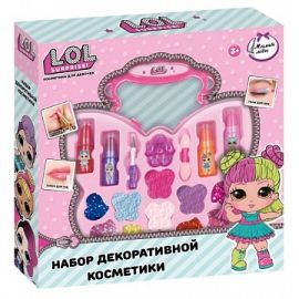 Набор косметики для девочек «Милая леди» (тени, помада, блески) 387652 387652