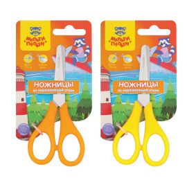 Ножницы детские Мульти-Пульти "Приключения Енота" 12,8см, ассорти, европодвес MS_15978