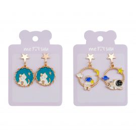 Серьги MESHU "Weightless", бижутерия, ассорти, европодвес MS_60710