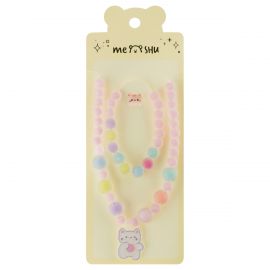 Набор украшений MESHU "Kitty", бижутерия, кольцо, браслет, бусики с подвеской, европодвес MS_60720