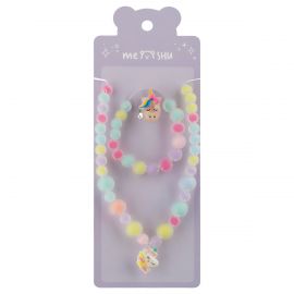Набор украшений MESHU "Unicorn", бижутерия, кольцо, браслет, бусики с подвеской, европодвес MS_60722