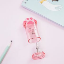 Точилка пластиковая MESHU "Say Meow" 1 отверстие, контейнер SH_41272