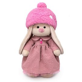 Зайка Ми в платье и меховой шапке (малая) StS-582 StS-582