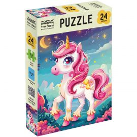Пазл  24 эл. Maxi ТРИ СОВЫ "Сказочный единорог" ПК24М_64382