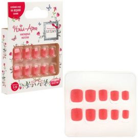 Lukky Нэйл-Арт набор №31 Velvet Pink 10 (накладных ногтей) Т25761 Т25761
