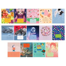 Тетрадь 18л., клетка, линия BG "Микс-универсальный" Т5ск18 61557