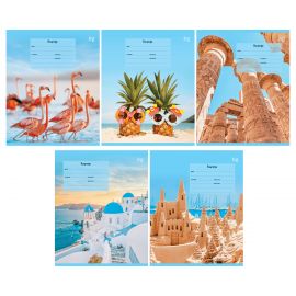 Тетрадь 18л., клетка BG "Holidays", выб.лак Т5ск18_вл 60294