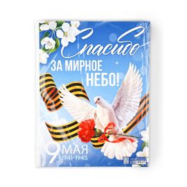 Плакат "Спасибо за мирное время" 30х40см   10785262 10785262