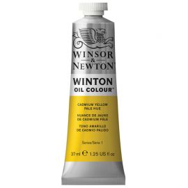 Краска масляная художественная Winsor&Newton "Winton", 37мл, туба, бледно-желтый кадмий 1414119
