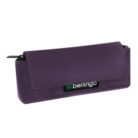 Пенал мягкий 1 отделение, 215*90*45 мм, Berlingo "Purple focus", полиэстер, внутренний органайзер, магнит BR-PM-080502