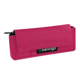 Пенал мягкий 1 отделение, 215*90*45 мм, Berlingo "Pink focus", полиэстер, внутренний органайзер, магнит BR-PM-080505