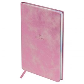 Ежедневник недатированный, А5, 136л., кожзам, BG "Shimmer. Pink", розовый, голографический срез DuA5_22218