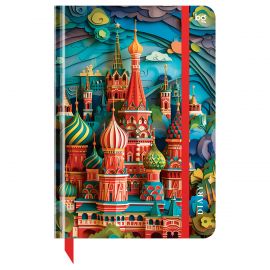 Ежедневник недатированный А5, 136л., 7БЦ BG "Paper Art. Moscow", матовая ламинация, выборочный лак DuА5_64352