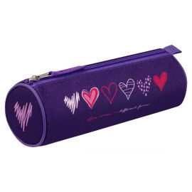 Пенал 210*80 ArtSpace "Loving hearts", тубус, полиэстер Sch_65167